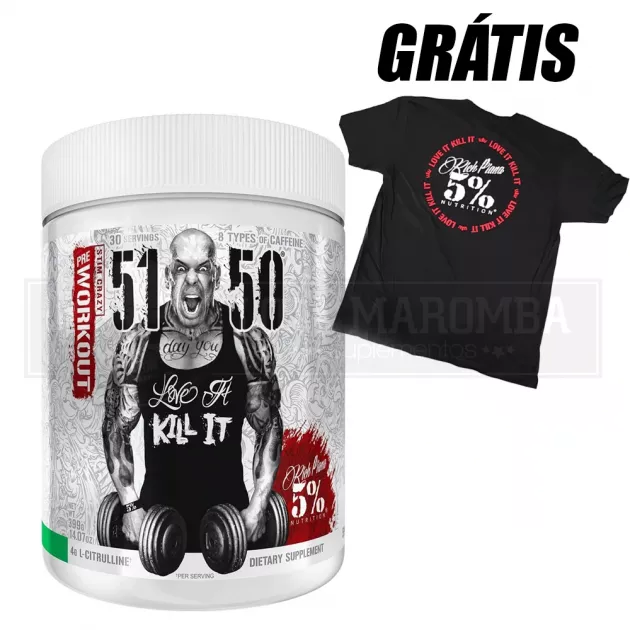 5150 (30 Doses) - Rich Piana 5% Nutrition + Camiseta de Brinde