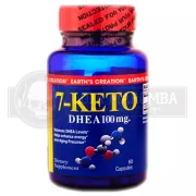 7 KETO DHEA 100mg (60 Cápsulas) - Earth's Creation USA