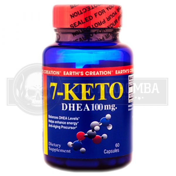 7 Keto Dhea 100mg 60 Cápsulas Earths Creation Usa Na Loja Maromba 