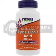 Ácido Alpha Lipólico 600mg (60 caps) - Now Foods