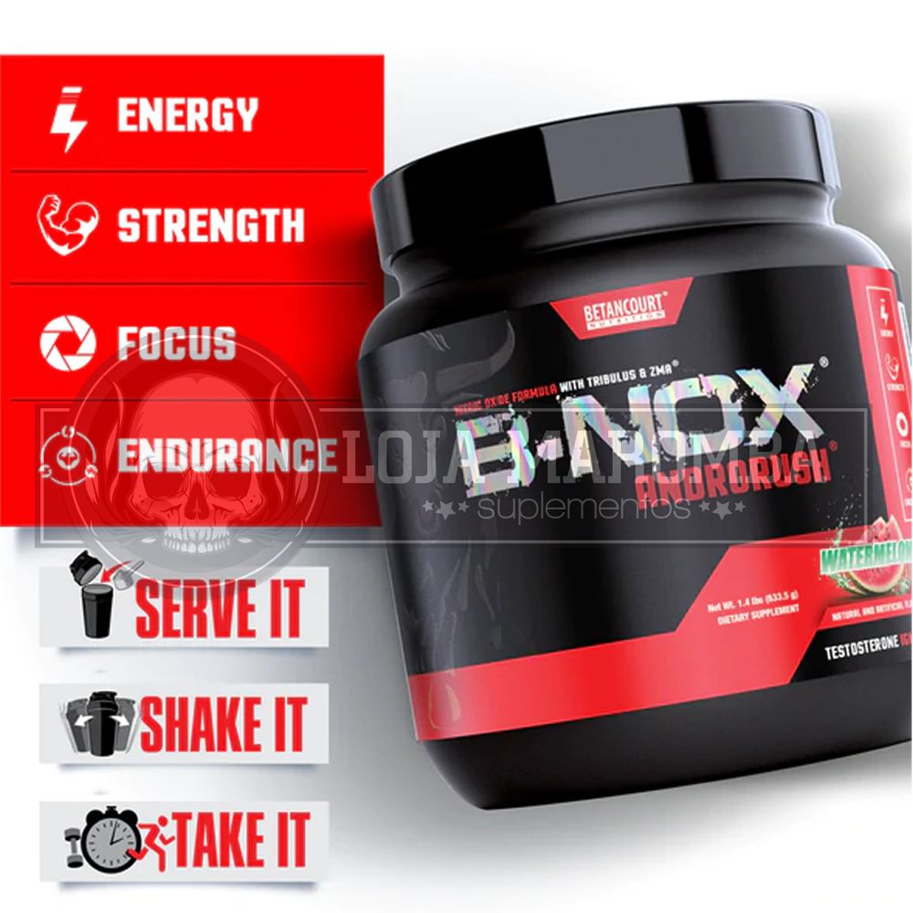 B-NOX Androrush (35 Doses) - Betancourt Nutrition Na Loja Maromba