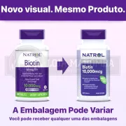 Biotina 10.000mcg (100 tabs) - Natrol