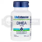 2 Unidades DHEA 15mg (100 caps) - Life Extension (Envio Grátis)