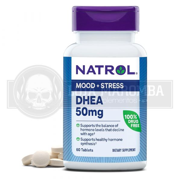 Dhea 50mg (60 tabletes) - Natrol na Loja Maromba