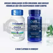 2 Unidades DHEA 50mg (60 caps) - Life Extension (Envio Grátis)