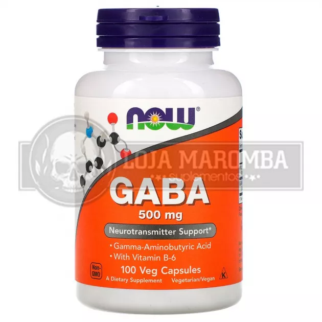 Gaba 500mg (100 Caps) - Now Foods