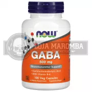 Gaba 500mg + Vitamina B6 (100 caps) - Now Foods