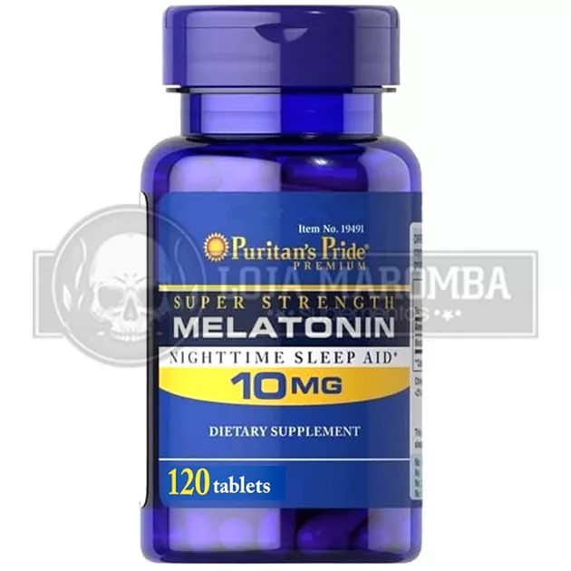 Melatonina 10mg (120 Tabs) -Puritan's Pride