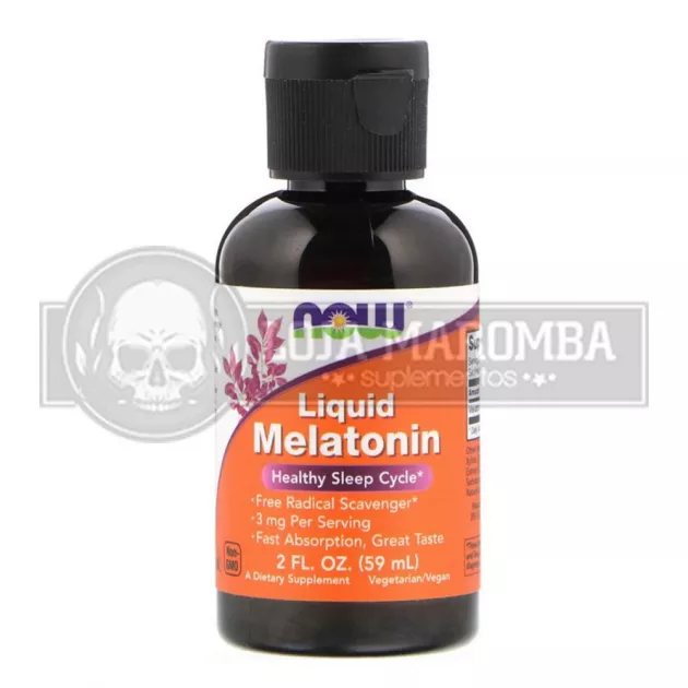 Melatonina Liquida 3 mg (59 ml) - Now Foods