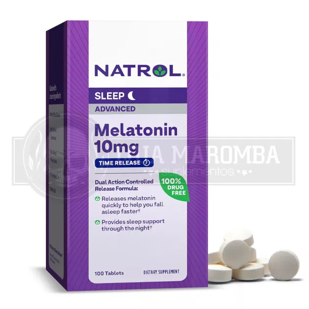 Melatonina Advanced Sleep Time Release 10mg (100 Tablets) - Natrol