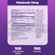 Melatonina Advanced Sleep Time Release 10mg (100 Tablets) - Natrol