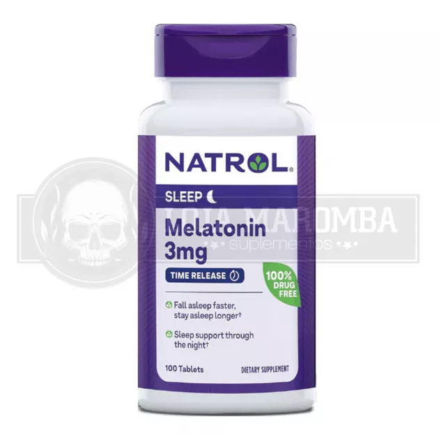 Melatonina Time Release 3mg (100 Tablets) - Natrol