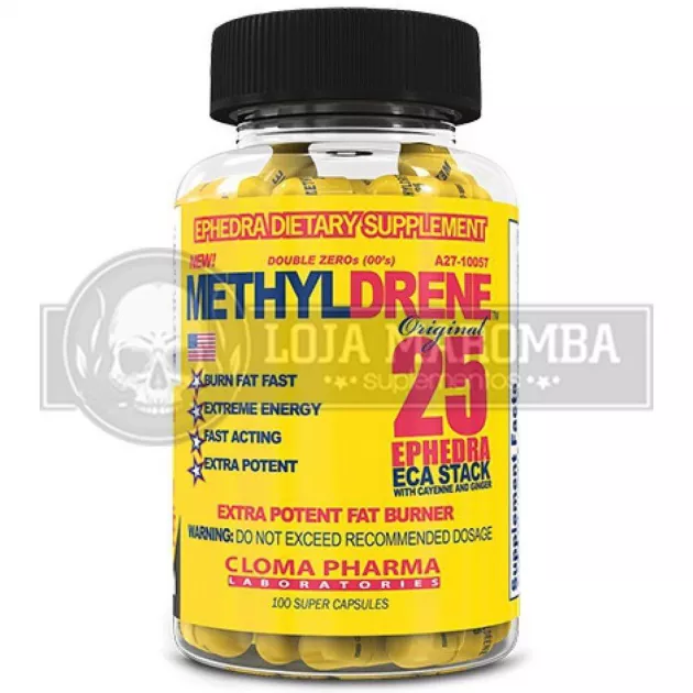 Methyldrene 25 Ephedra ECA Stack (100 Caps) – Cloma Pharma