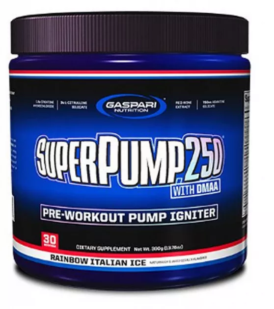 SuperPump250 com DMAA (30 Doses) - Gaspari