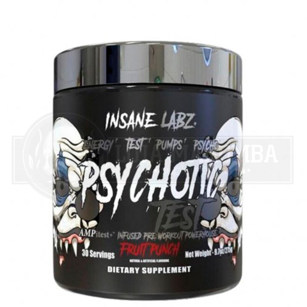 2 Unidades Psychotic Testo (30 doses) - Insane Labz (Envio Grátis)