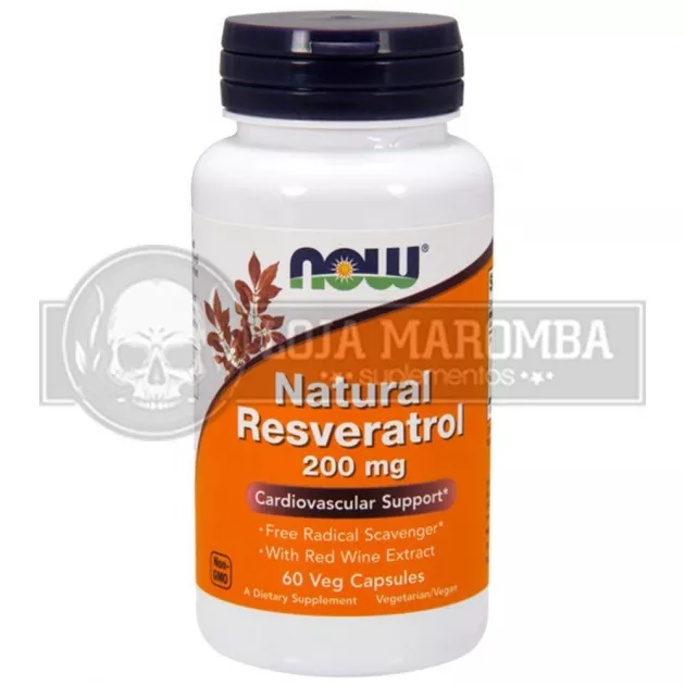 Resveratrol 200mg (60 caps) - Now Foods