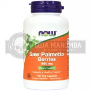 Saw Palmetto Berries 550mg (100 Caps)  - Now Foods