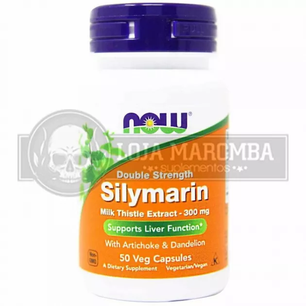 Silimarina (Milk Thistle) 300mg (50 cáps) - Now Foods