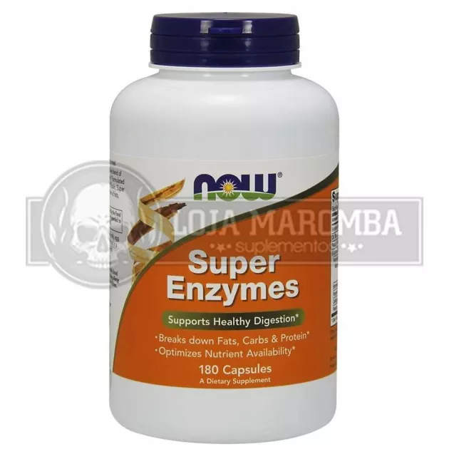 Super Enzymes (Enzimas Digestiva) 180 caps - Now Foods