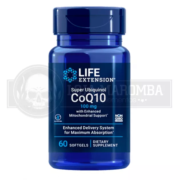 Super Ubiquinol100mg CoQ10 (60 Caps) -Life Extension