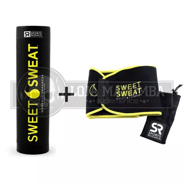 Sweet Sweat Termogênico em Bastão + Cinta Abdominal de Neoprene Original