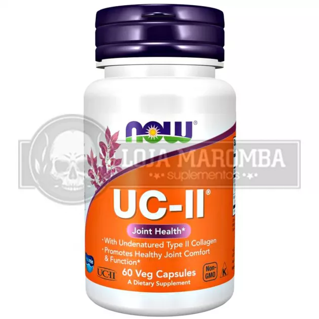 UC-II Colágeno Tipo 2 40mg (60 caps) - Now Foods