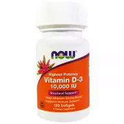 Vitamina D-3 Now 10.000 Iu (120 Capsulas) - Now Foods